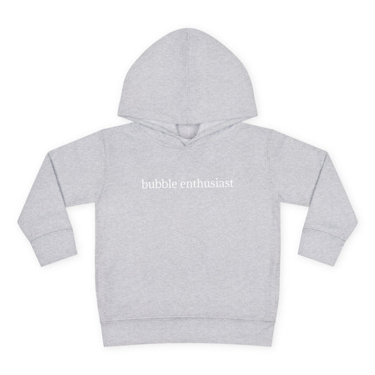 'bubble enthusiast' Toddler Pullover Hoodie