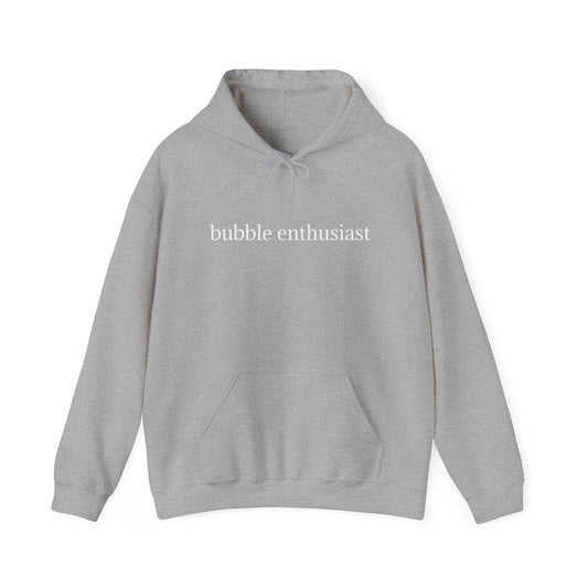 ‘bubble enthusiast’ Adult Unisex Hooded Sweatshirt