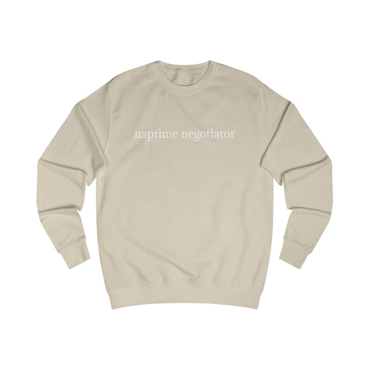 ‘naptime Negotiator’ Adult Unisex Crewneck