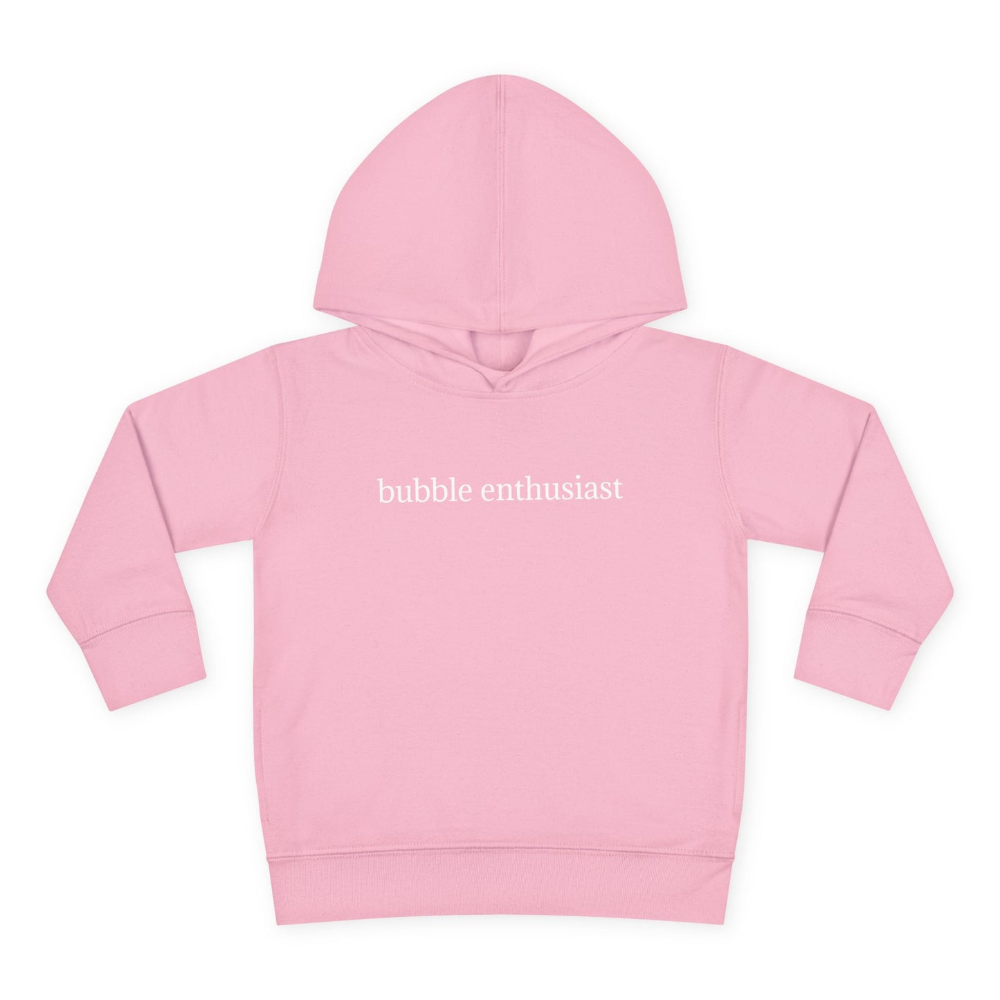 'bubble enthusiast' Toddler Pullover Hoodie