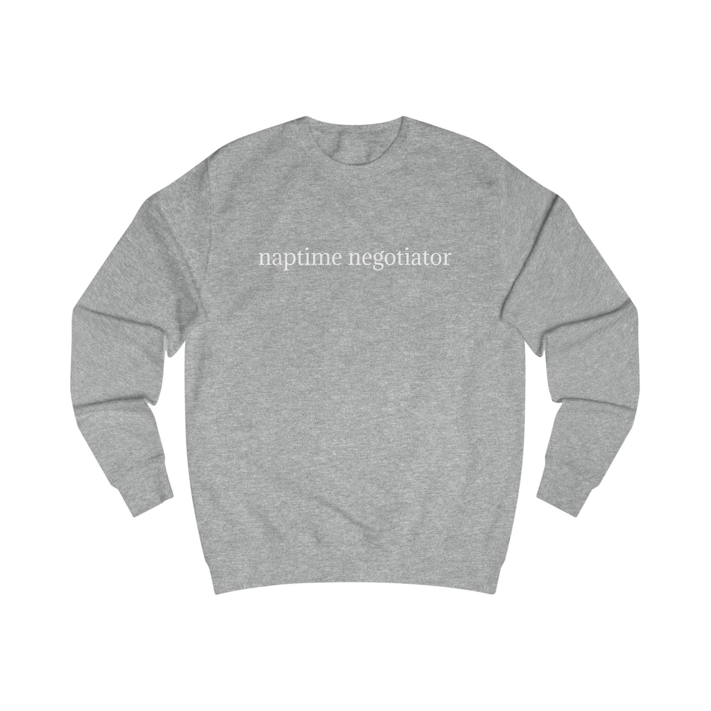 ‘naptime Negotiator’ Adult Unisex Crewneck