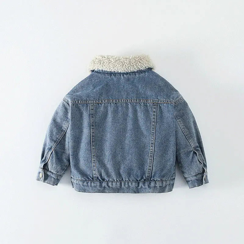 Children's Faux Fur lined Denim Jacket